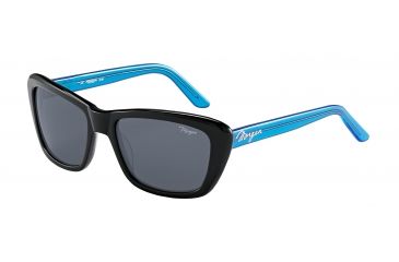 Image of Morgan Prescription Sunglasses 207163 Bifocal Blue Frame Black Lens