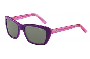 Image of Morgan Prescription Sunglasses 207163 Bifocal Purple Frame Black Lens