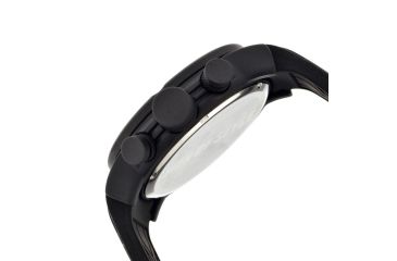 Image of MOS MB104 Melbourne Mens Watch, 48mm, Black Strap, Red/Black Dial MOSMB104