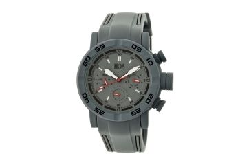 Image of MOS MB103 Melbourne Mens Watch, 48mm, Grey Strap, Grey Dial MOSMB103