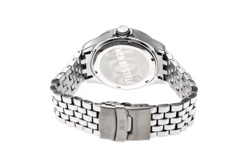 Image of MOS PB103 St. Petersburg Mens Watch, Silver, 44mm, Blue Dial, White Face MOSPB103