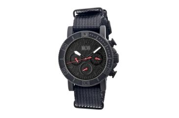 Image of SP102 Sao Paulo Mens Watch, black Band, Black Bezel, Black Markers, Black Face