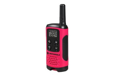 Image of Motorola T107 Alkaline 2 Way Radio, Pack of 2, Neon Pink, T107