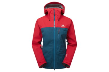 Image of Mountain Equipment Makalu Jacket - Womens, Majolica/Capsicum, 8, Me01720Ma/Ca8