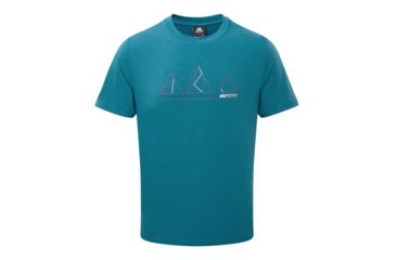 Image of Mountain Equipment Triple Peak Tee - Men's, Tasman Blue, Large ME-003111-01398-L-DEMO