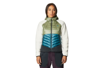 Image of Mountain Hardwear Altius Hybrid Hoody - Women's, Field, Small, OL8190354-S