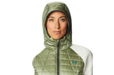 Image of Mountain Hardwear Altius Hybrid Hoody - Women's, Field, Small, OL8190354-S