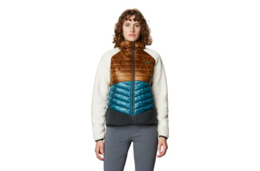 Image of Mountain Hardwear Altius Hybrid Hoody - Women's, Golden Brown, Extra Small, OL8190233-XS