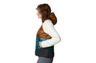 Image of Mountain Hardwear Altius Hybrid Hoody - Women's, Golden Brown, Extra Small, OL8190233-XS