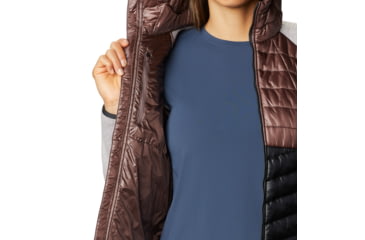 Image of Mountain Hardwear Altius Hybrid Hoody - Women's, Warm Ash, Medium, OL8190249-M