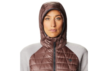 Image of Mountain Hardwear Altius Hybrid Hoody - Women's, Warm Ash, Medium, OL8190249-M