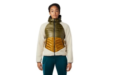 Image of Mountain Hardwear Altius Hybrid Hoody - Womens, Dark Bolt, Extra Small, 1865681236-XS