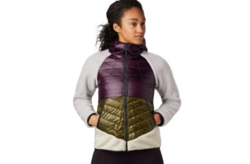 Image of Mountain Hardwear Altius Hybrid Hoody - Womens, Darkest Dawn, Small, 1865681509-S