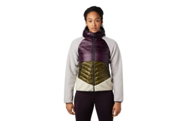 Image of Mountain Hardwear Altius Hybrid Hoody - Womens, Darkest Dawn, Small, 1865681509-S