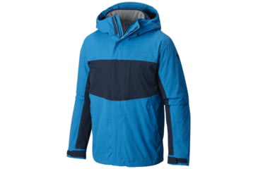 Image of Mountain Hardwear Binx Ridge Quadfecta Jacket - Mens-Dark Compass/Hardwear Navy-Large