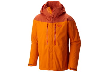 Image of Mountain Hardwear Bombshack Jacket - Men's-Orange Copper/Redwood-Large