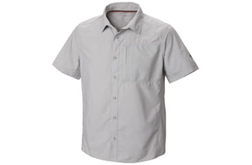 Image of Mountain Hardwear Chiller Short Sleeve Shirt - Men's-Steam-Small