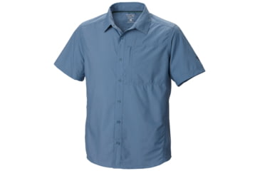 Image of Mountain Hardwear Chiller Short Sleeve Shirt - Men's-Steel-Small
