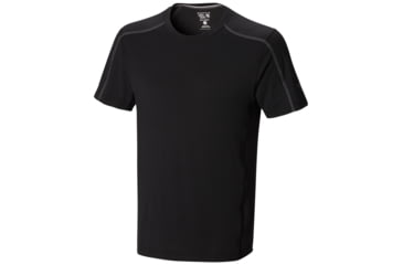 Image of Mountain Hardwear CoolHiker Short Sleeve T - Men's-Black-Large