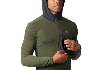 Image of Mountain Hardwear Cragger 2 Hoody - Mens, Dark Army, Medium, 1882101304-M