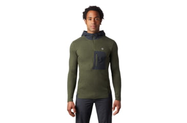 Image of Mountain Hardwear Cragger 2 Hoody - Mens, Dark Army, Medium, 1882101304-M