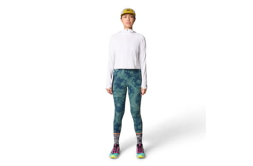 Image of Mountain Hardwear Crater Lake Half Zip Crop Hoody - Women's, Fogbank, L, 2068771-102-L