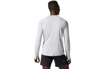 Image of Mountain Hardwear Crater Lake Long Sleeve Tops - Men's, Glacial, S, 1982421-097-S