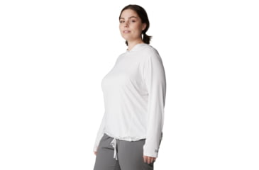 Image of Mountain Hardwear Crater Lake LS Hoody - Women's Extended, Fogbank, 1X, 1829682-102-1X