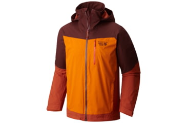 Image of Mountain Hardwear Dragon's Back Jacket - Men's-Redwood/Dark Copper-X-Large