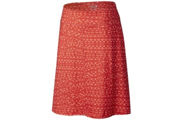 Image of Mountain Hardwear DrySpun Perfect Printed Skirt - Women's-Red Hibiscus-X-Small
