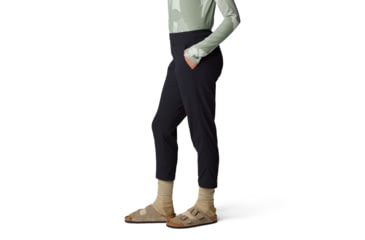 Image of Mountain Hardwear Dynama Crop Pants - Women's, Black, MxR, 2095471-010-MxR