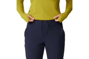 Image of Mountain Hardwear Dynama Crop Pants - Women's, Abyss, SxR, 2095471-439-SxR