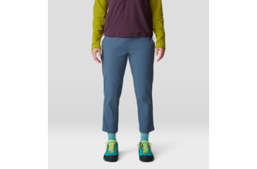 Image of Mountain Hardwear Dynama Crop Pants - Women's, Moon Blue, MxR, 2095471-430-MxR