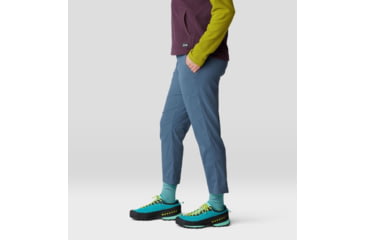 Image of Mountain Hardwear Dynama Crop Pants - Women's, Moon Blue, MxR, 2095471-430-MxR