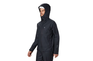 Image of Mountain Hardwear Exposure 2 Gore-Tex Paclite Plus Jacket - Men's, Dark Storm, Medium, OM8429004-M