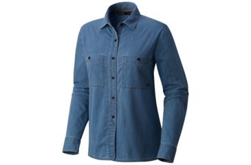 Image of Mountain Hardwear Hardwear Denim Shirt - Women's, Light Wash, XS 1777171414-XS