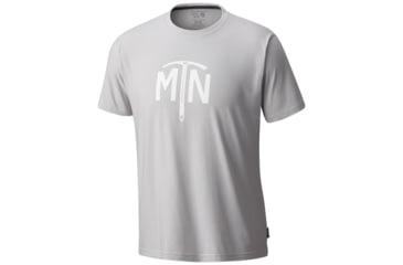 Image of Mountain Hardwear Hardwear Ice Axe Short Sleeve Tee - Men's-Heather Grey Ice-Small