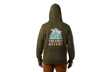 Image of Mountain Hardwear Hotel Basecamp Pullover Hoody - Mens, Dark Army, Large, 1881411304-L