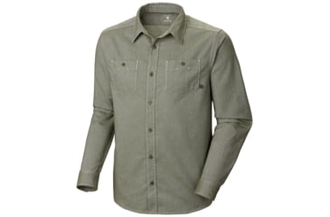 Image of Mountain Hardwear Huxley Long Sleeve Shirt - Men's-Pesto-Small