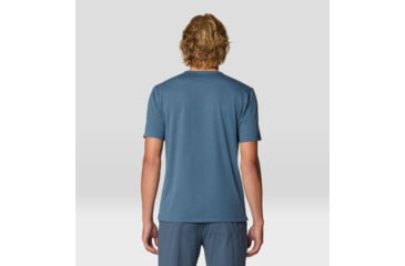 Image of Mountain Hardwear Low Exposure Short Sleeve Shirt - Men's, Moon Blue, M, 2110261-430-M