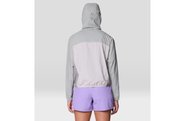 Image of Mountain Hardwear Wind Veil Hooded Jacket - Women's, Half Moon Grey, City Fog, Approaching St, L, 2146771-059-L