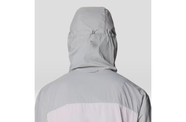 Image of Mountain Hardwear Wind Veil Hooded Jacket - Women's, Half Moon Grey, City Fog, Approaching St, L, 2146771-059-L