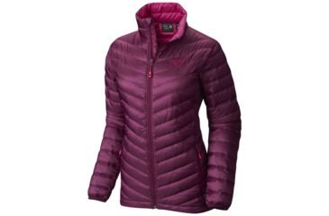 Image of Nitrous Down Jacket - Womens-Dark Raspberry-X-Large