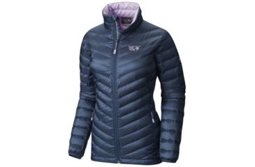 Image of Mountain Hardwear Nitrous Down Jacket - Womens-Zinc/Phantom Purple-Large