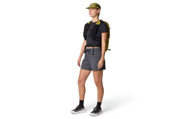 Image of Mountain Hardwear Peak Knit Short Sleeve Shirt - Women's, Black, M, 2113451-010-M