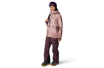 Image of Mountain Hardwear Powder Maven Anorak - Womens, Smoky Quartz, Smoky Quartz Vapors Print, Medium, 2090681642-M