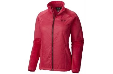 Image of Mountain Hardwear Pyxis Hybrid Jacket - Women's-Bright Rose-X-Small