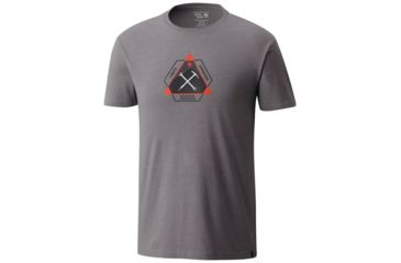 Image of Mountain Hardwear Route Setter Short Sleeve T-Shirt - Men's, Heather Manta Grey, XL 1788681074-XL