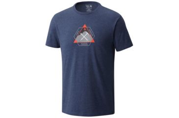 Image of Mountain Hardwear Route Setter Short Sleeve T-Shirt - Men's, Heather Zinc, M 1788681493-M