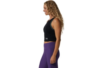 Image of Mountain Hardwear Stretch Tanklette - Womens, Black, Extra Small, 1982631010-XS